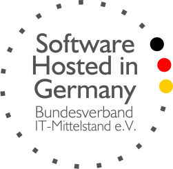 Zertifikat „Software Hosted in Germany“